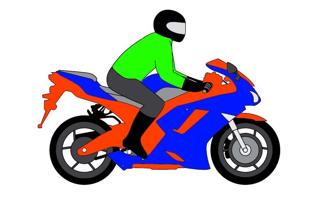 motor bike posture